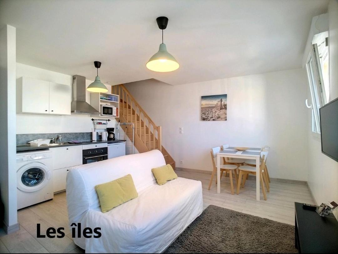 Beau Duplex Et Studio Proche De La Mer Donville les Bains Bagian luar foto